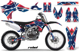 Dirt Bike Graphics Kit Decal Sticker Wrap For Yamaha YZ450F 2010-2013 REBEL