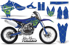 Load image into Gallery viewer, Dirt Bike Graphics Kit Decal Sticker Wrap For Yamaha YZ450F 2010-2013 RELOADED GREEN BLUE-atv motorcycle utv parts accessories gear helmets jackets gloves pantsAll Terrain Depot