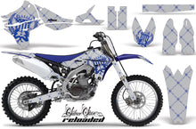 Load image into Gallery viewer, Dirt Bike Graphics Kit Decal Sticker Wrap For Yamaha YZ450F 2010-2013 RELOADED BLUE SILVER-atv motorcycle utv parts accessories gear helmets jackets gloves pantsAll Terrain Depot