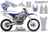 Dirt Bike Graphics Kit Decal Sticker Wrap For Yamaha YZ450F 2010-2013 RELOADED BLUE SILVER