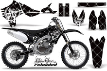 Load image into Gallery viewer, Dirt Bike Graphics Kit Decal Sticker Wrap For Yamaha YZ450F 2010-2013 RELOADED WHITE BLACK-atv motorcycle utv parts accessories gear helmets jackets gloves pantsAll Terrain Depot