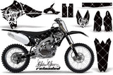 Dirt Bike Graphics Kit Decal Sticker Wrap For Yamaha YZ450F 2010-2013 RELOADED WHITE BLACK