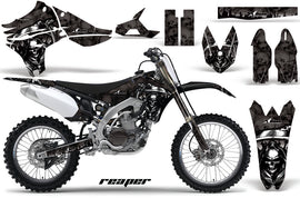 Dirt Bike Graphics Kit Decal Sticker Wrap For Yamaha YZ450F 2010-2013 REAPER BLACK-atv motorcycle utv parts accessories gear helmets jackets gloves pantsAll Terrain Depot