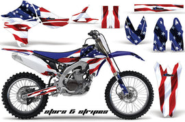 Dirt Bike Graphics Kit Decal Sticker Wrap For Yamaha YZ450F 2010-2013 USA FLAG-atv motorcycle utv parts accessories gear helmets jackets gloves pantsAll Terrain Depot