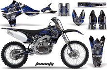 Load image into Gallery viewer, Dirt Bike Graphics Kit Decal Sticker Wrap For Yamaha YZ450F 2010-2013 TOXIC BLUE BLACK-atv motorcycle utv parts accessories gear helmets jackets gloves pantsAll Terrain Depot