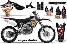Load image into Gallery viewer, Dirt Bike Graphics Kit Decal Sticker Wrap For Yamaha YZ450F 2010-2013 VEGAS BLACK-atv motorcycle utv parts accessories gear helmets jackets gloves pantsAll Terrain Depot