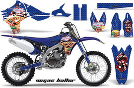Dirt Bike Graphics Kit Decal Sticker Wrap For Yamaha YZ450F 2010-2013 VEGAS BLUE-atv motorcycle utv parts accessories gear helmets jackets gloves pantsAll Terrain Depot