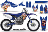 Dirt Bike Graphics Kit Decal Sticker Wrap For Yamaha YZ450F 2010-2013 VEGAS BLUE