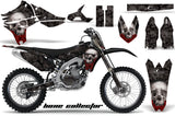 Graphics Kit Decal Sticker Wrap + # Plates For Yamaha YZ450F 2010-2013 BONES BLACK