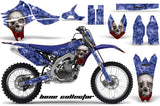 Graphics Kit Decal Sticker Wrap + # Plates For Yamaha YZ450F 2010-2013 BONES BLUE