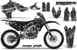 Graphics Kit Decal Sticker Wrap + # Plates For Yamaha YZ450F 2010-2013 CAMOPLATE BLACK-atv motorcycle utv parts accessories gear helmets jackets gloves pantsAll Terrain Depot