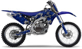 Graphics Kit Decal Sticker Wrap + # Plates For Yamaha YZ450F 2010-2013 CAMOPLATE BLUE