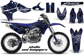 Graphics Kit Decal Sticker Wrap + # Plates For Yamaha YZ450F 2010-2013 HISH BLUE-atv motorcycle utv parts accessories gear helmets jackets gloves pantsAll Terrain Depot