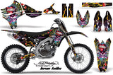 Graphics Kit Decal Sticker Wrap + # Plates For Yamaha YZ450F 2010-2013 EDHLK BLACK