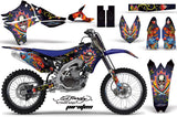 Graphics Kit Decal Sticker Wrap + # Plates For Yamaha YZ450F 2010-2013 EDHP BLUE