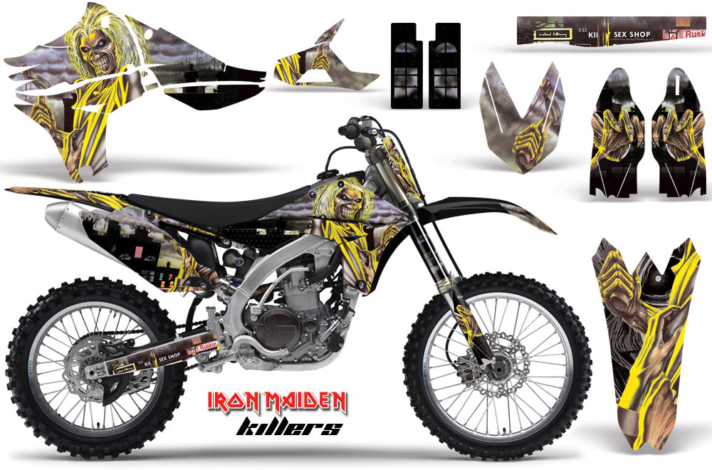 Graphics Kit Decal Sticker Wrap + # Plates For Yamaha YZ450F 2010-2013 IM KILLERS-atv motorcycle utv parts accessories gear helmets jackets gloves pantsAll Terrain Depot