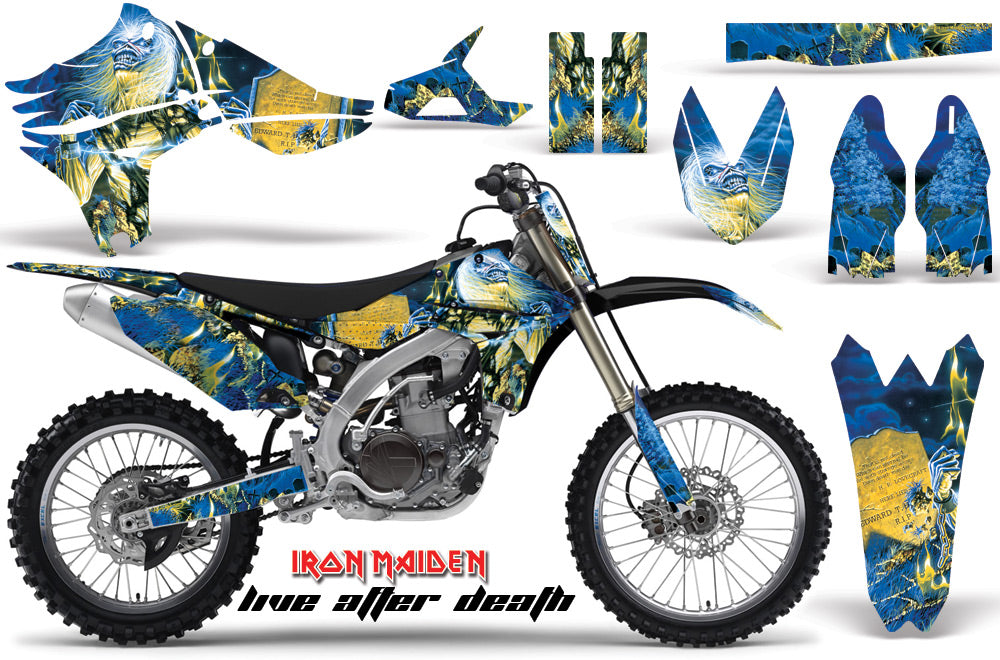 Graphics Kit Decal Sticker Wrap + # Plates For Yamaha YZ450F 2010-2013 IM LAD-atv motorcycle utv parts accessories gear helmets jackets gloves pantsAll Terrain Depot