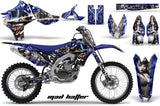 Graphics Kit Decal Sticker Wrap + # Plates For Yamaha YZ450F 2010-2013 HATTER SILVER BLUE