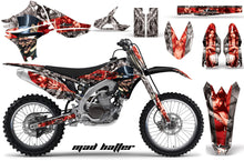 Load image into Gallery viewer, Graphics Kit Decal Sticker Wrap + # Plates For Yamaha YZ450F 2010-2013 HATTER RED SILVER-atv motorcycle utv parts accessories gear helmets jackets gloves pantsAll Terrain Depot
