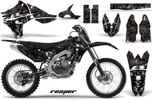 Load image into Gallery viewer, Graphics Kit Decal Sticker Wrap + # Plates For Yamaha YZ450F 2010-2013 REAPER BLACK-atv motorcycle utv parts accessories gear helmets jackets gloves pantsAll Terrain Depot