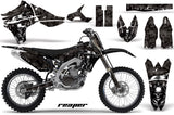 Graphics Kit Decal Sticker Wrap + # Plates For Yamaha YZ450F 2010-2013 REAPER BLACK