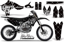 Load image into Gallery viewer, Graphics Kit Decal Sticker Wrap + # Plates For Yamaha YZ450F 2010-2013 RELOADED WHITE BLACK-atv motorcycle utv parts accessories gear helmets jackets gloves pantsAll Terrain Depot