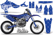 Load image into Gallery viewer, Graphics Kit Decal Sticker Wrap + # Plates For Yamaha YZ450F 2010-2013 RELOADED WHITE BLUE-atv motorcycle utv parts accessories gear helmets jackets gloves pantsAll Terrain Depot