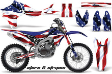 Load image into Gallery viewer, Graphics Kit Decal Sticker Wrap + # Plates For Yamaha YZ450F 2010-2013 USA FLAG-atv motorcycle utv parts accessories gear helmets jackets gloves pantsAll Terrain Depot