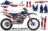 Graphics Kit Decal Sticker Wrap + # Plates For Yamaha YZ450F 2010-2013 USA FLAG