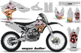 Graphics Kit Decal Sticker Wrap + # Plates For Yamaha YZ450F 2010-2013 VEGAS WHITE