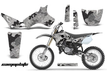 Load image into Gallery viewer, Dirt Bike Graphics Kit Decal Sticker Wrap For Yamaha YZ80 1993-2001 CAMOPLATE SILVER-atv motorcycle utv parts accessories gear helmets jackets gloves pantsAll Terrain Depot