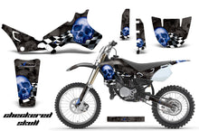 Load image into Gallery viewer, Dirt Bike Graphics Kit Decal Sticker Wrap For Yamaha YZ80 1993-2001 CHECKERED BLUE BLACK-atv motorcycle utv parts accessories gear helmets jackets gloves pantsAll Terrain Depot