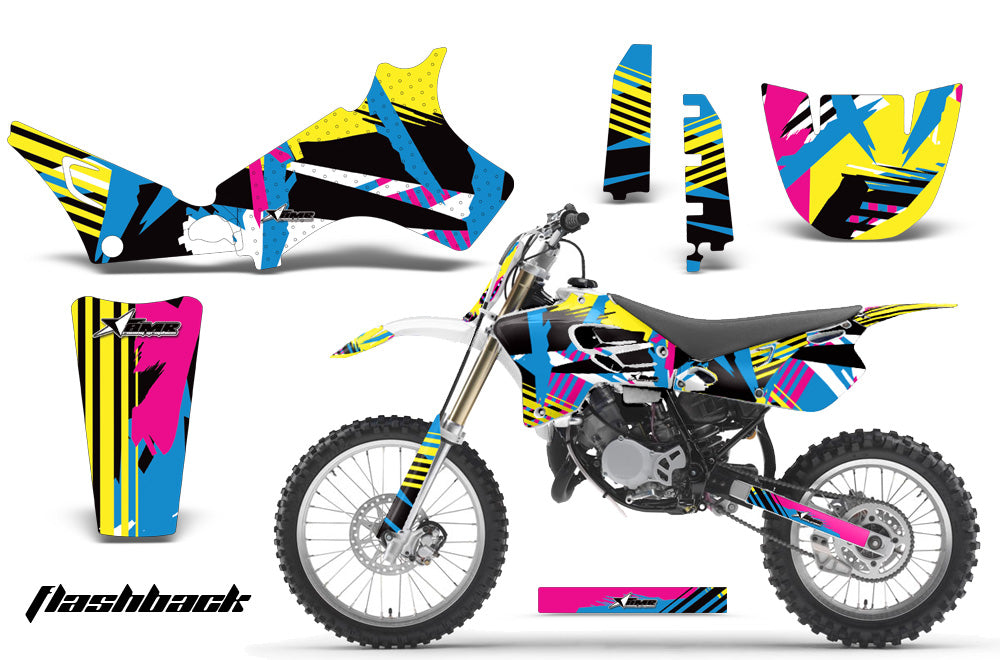 Dirt Bike Graphics Kit Decal Sticker Wrap For Yamaha YZ80 1993-2001 FLASHBACK-atv motorcycle utv parts accessories gear helmets jackets gloves pantsAll Terrain Depot