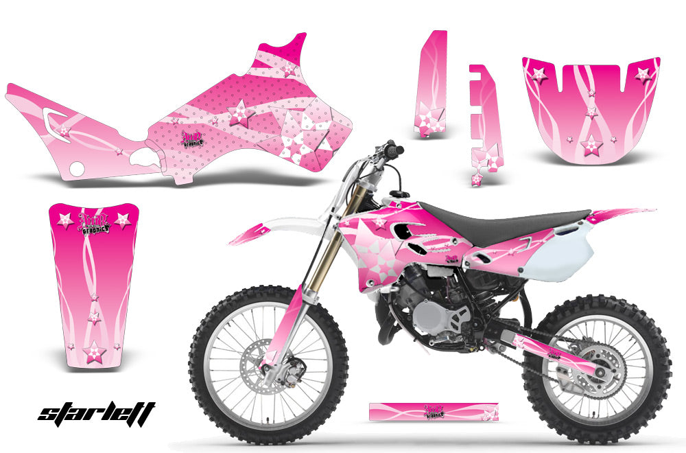 Dirt Bike Graphics Kit Decal Sticker Wrap For Yamaha YZ80 1993-2001 SLASH PINK-atv motorcycle utv parts accessories gear helmets jackets gloves pantsAll Terrain Depot