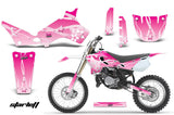 Dirt Bike Graphics Kit Decal Sticker Wrap For Yamaha YZ80 1993-2001 SLASH PINK