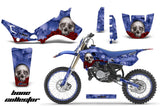 Graphics Kit Decal Sticker Wrap + # Plates For Yamaha YZ80 1993-2001 BONES BLUE