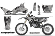 Load image into Gallery viewer, Graphics Kit Decal Sticker Wrap + # Plates For Yamaha YZ80 1993-2001 CAMOPLATE SILVER-atv motorcycle utv parts accessories gear helmets jackets gloves pantsAll Terrain Depot