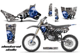 Graphics Kit Decal Sticker Wrap + # Plates For Yamaha YZ80 1993-2001 CHECKERED SILVER