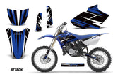 Dirt Bike Decal Graphics Kit MX Sticker Wrap For Yamaha YZ85 2002-2014 ATTACK BLUE