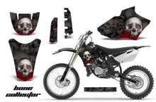 Load image into Gallery viewer, Dirt Bike Decal Graphics Kit MX Sticker Wrap For Yamaha YZ85 2002-2014 BONES BLACK-atv motorcycle utv parts accessories gear helmets jackets gloves pantsAll Terrain Depot