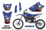 Dirt Bike Decal Graphics Kit MX Sticker Wrap For Yamaha YZ85 2002-2014 BONES BLUE