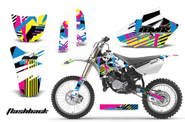 Dirt Bike Decal Graphics Kit MX Sticker Wrap For Yamaha YZ85 2002-2014 FLASHBACK-atv motorcycle utv parts accessories gear helmets jackets gloves pantsAll Terrain Depot