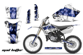 Dirt Bike Decal Graphics Kit MX Sticker Wrap For Yamaha YZ85 2002-2014 HATTER BLUE WHITE-atv motorcycle utv parts accessories gear helmets jackets gloves pantsAll Terrain Depot