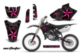 Dirt Bike Decal Graphics Kit MX Sticker Wrap For Yamaha YZ85 2002-2014 NORTHSTAR PINK BLACK