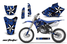 Load image into Gallery viewer, Dirt Bike Decal Graphics Kit MX Sticker Wrap For Yamaha YZ85 2002-2014 NORTHSTAR WHITE BLUE-atv motorcycle utv parts accessories gear helmets jackets gloves pantsAll Terrain Depot