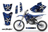 Dirt Bike Decal Graphics Kit MX Sticker Wrap For Yamaha YZ85 2002-2014 NORTHSTAR WHITE BLUE