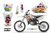 Dirt Bike Decal Graphics Kit MX Sticker Wrap For Yamaha YZ85 2002-2014 VEGAS WHITE