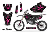 Graphics Kit Decal Sticker Wrap + # Plates For Yamaha YZ85 2002-2014 NORTHSTAR PINK BLACK