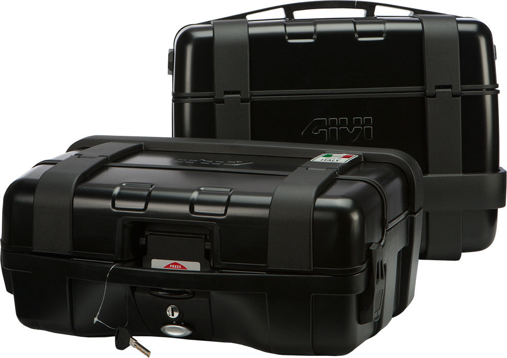 GIVI TREKKER SIDE CASES 33L 20.7X9.5X16.2" PAIR BLACK TRK33BPACK2A-atv motorcycle utv parts accessories gear helmets jackets gloves pantsAll Terrain Depot