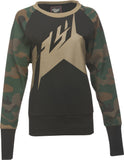 FLY RACING CREW LADIES PULLOVER HOODIE CAMO X-2X 358-01012
